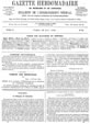 Gazette hebdomadaire de médecine et de chirurgie